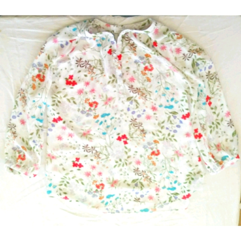 Violet and Clare floral blouse